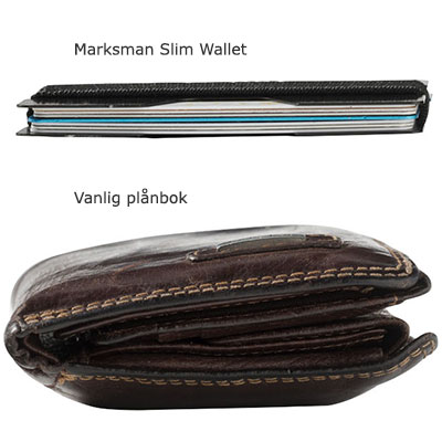 Slim Wallet vs vanlig