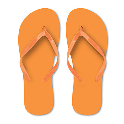 flip flops orange