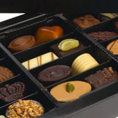 Elegant chokladask