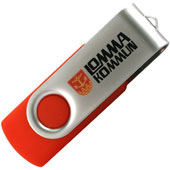 USB-minne 1GB m tryck