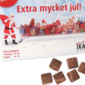 Chokladkalender m tryck