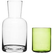 Karaff med glas