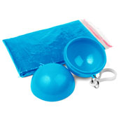 Regnponcho i boll