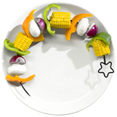 Runt Grillspett 4 st