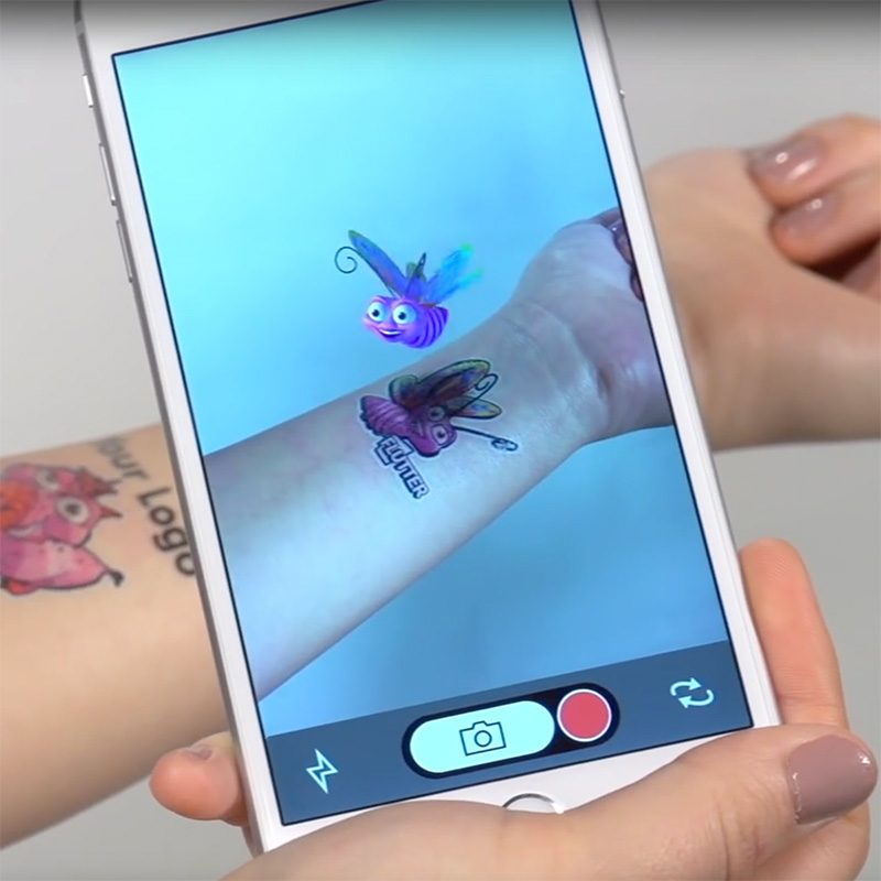 Augmented Reality tatuering