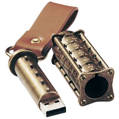 Cryptex USB minne open