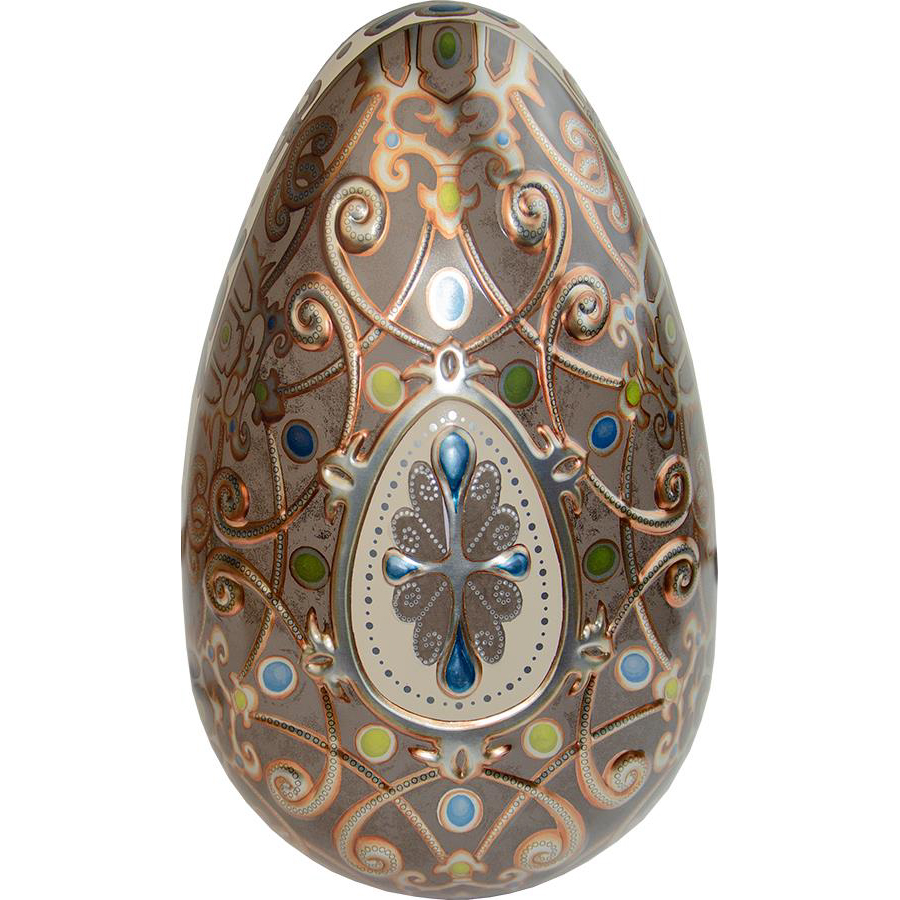 Faberge agg pask brun