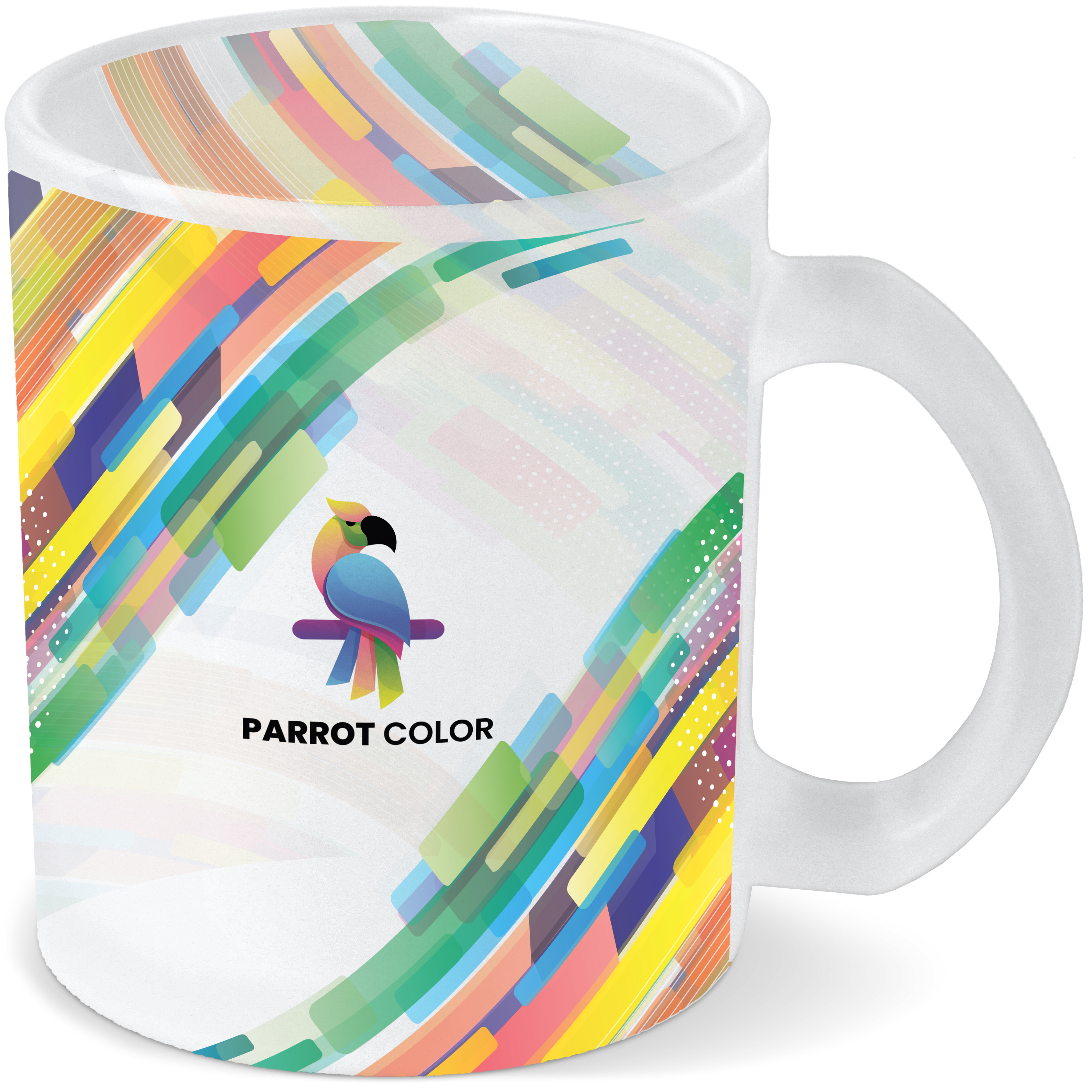 Mallorca sublimerad glasmugg frostad