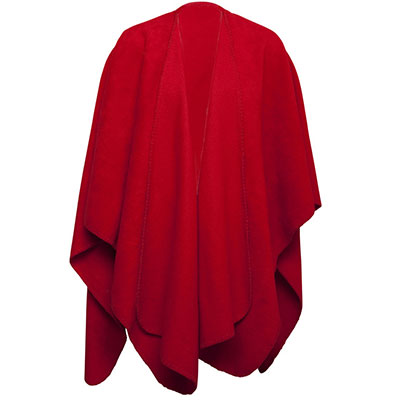 Nightingale poncho 410717 35 red