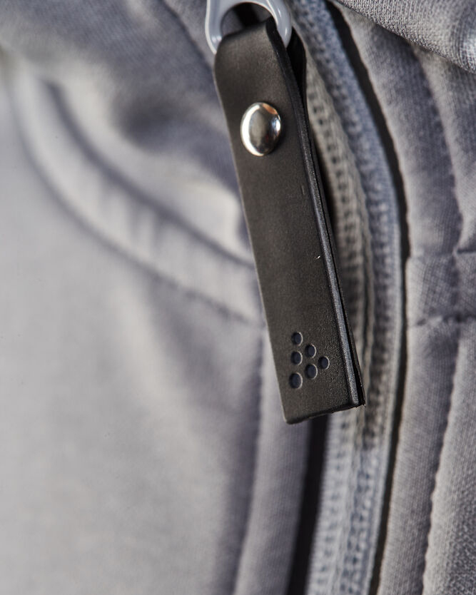 Noble Zip huvtroja craft detalj