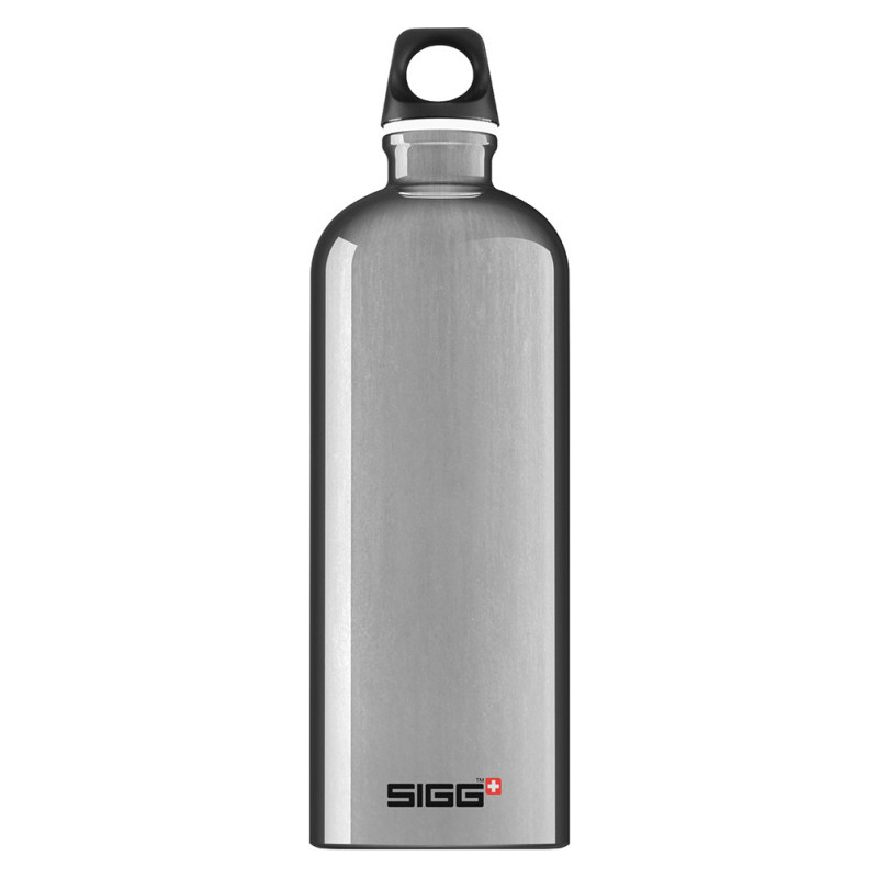 Sigg vattenflaska 1L aluminium