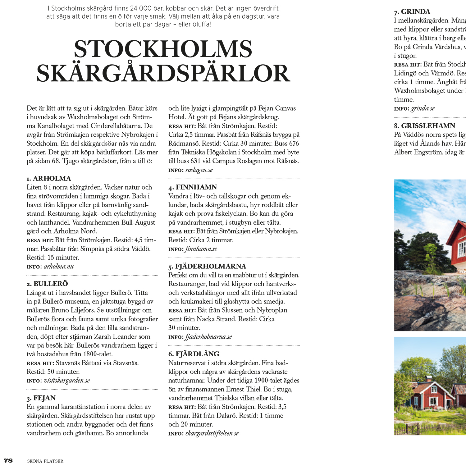 Sverigesommar bok stockholms skargard