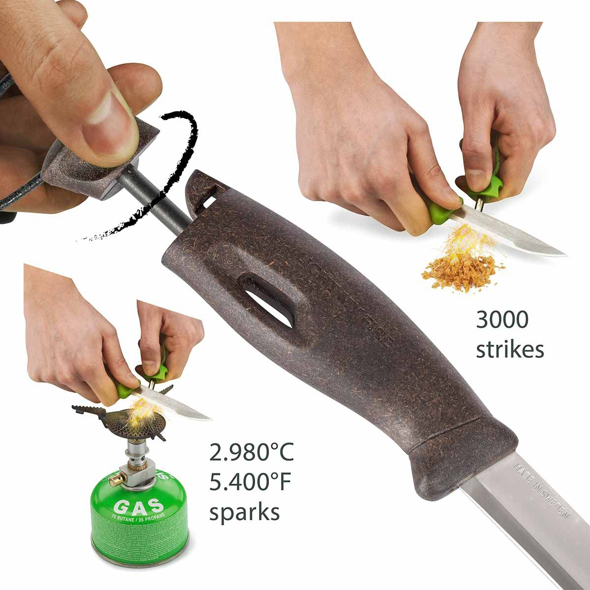 Swedish FireKnife light my fire brastandare