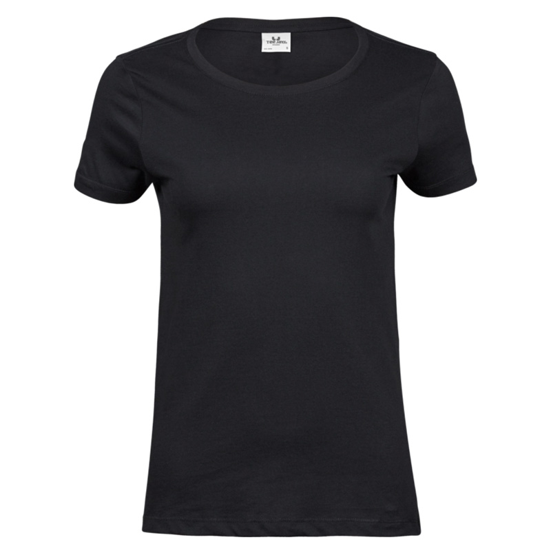 TeeJays luxury tee dam black