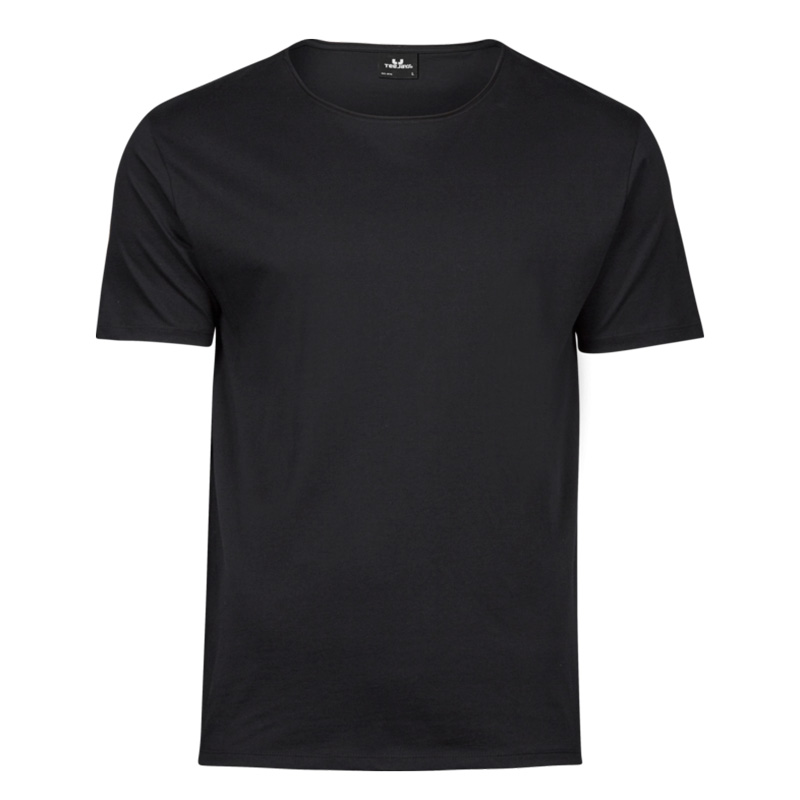 TeeJays rawedge tee herr black