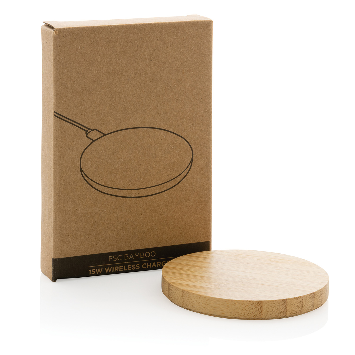 bamboo 15W tradlos laddare forp