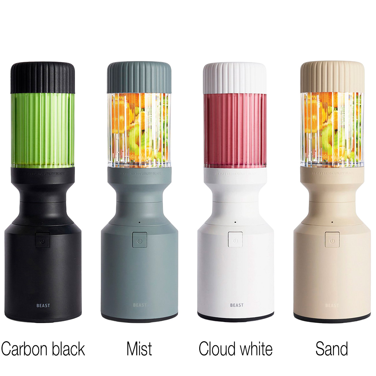 beast mighty blender farger