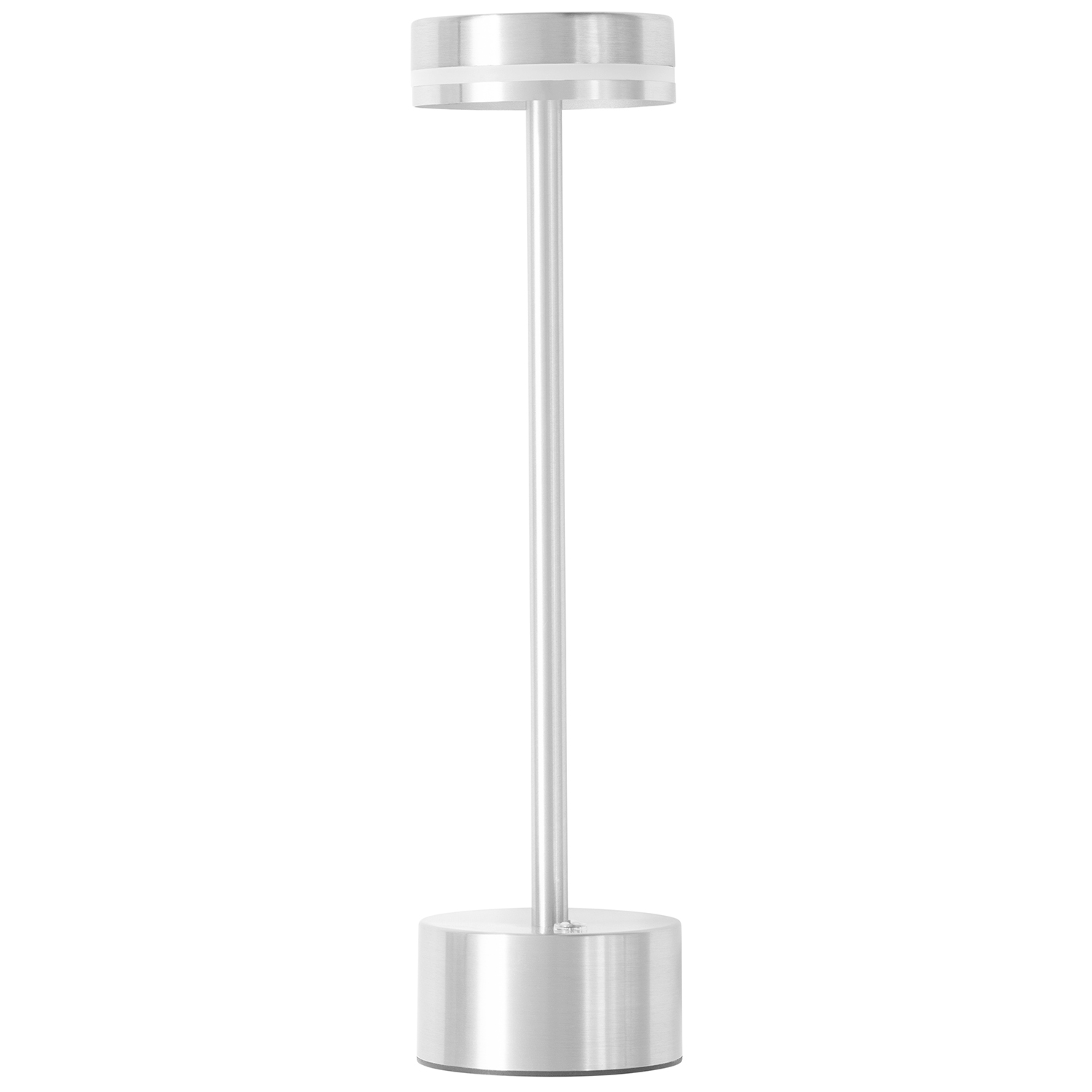 bordslampa LED silver