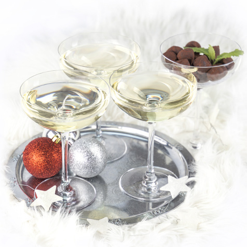 champagneglas premium 2
