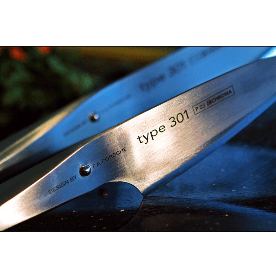 chroma porsche p3 301 japansk kockkniv 15 cm 2