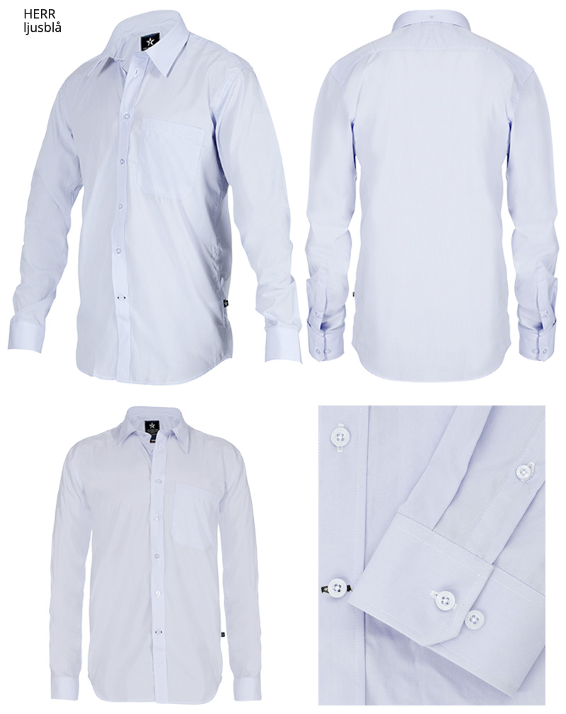 dress shirt SH19 ljusbla