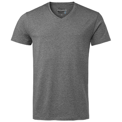 fairtrade t shirt v neck herr gramelerad