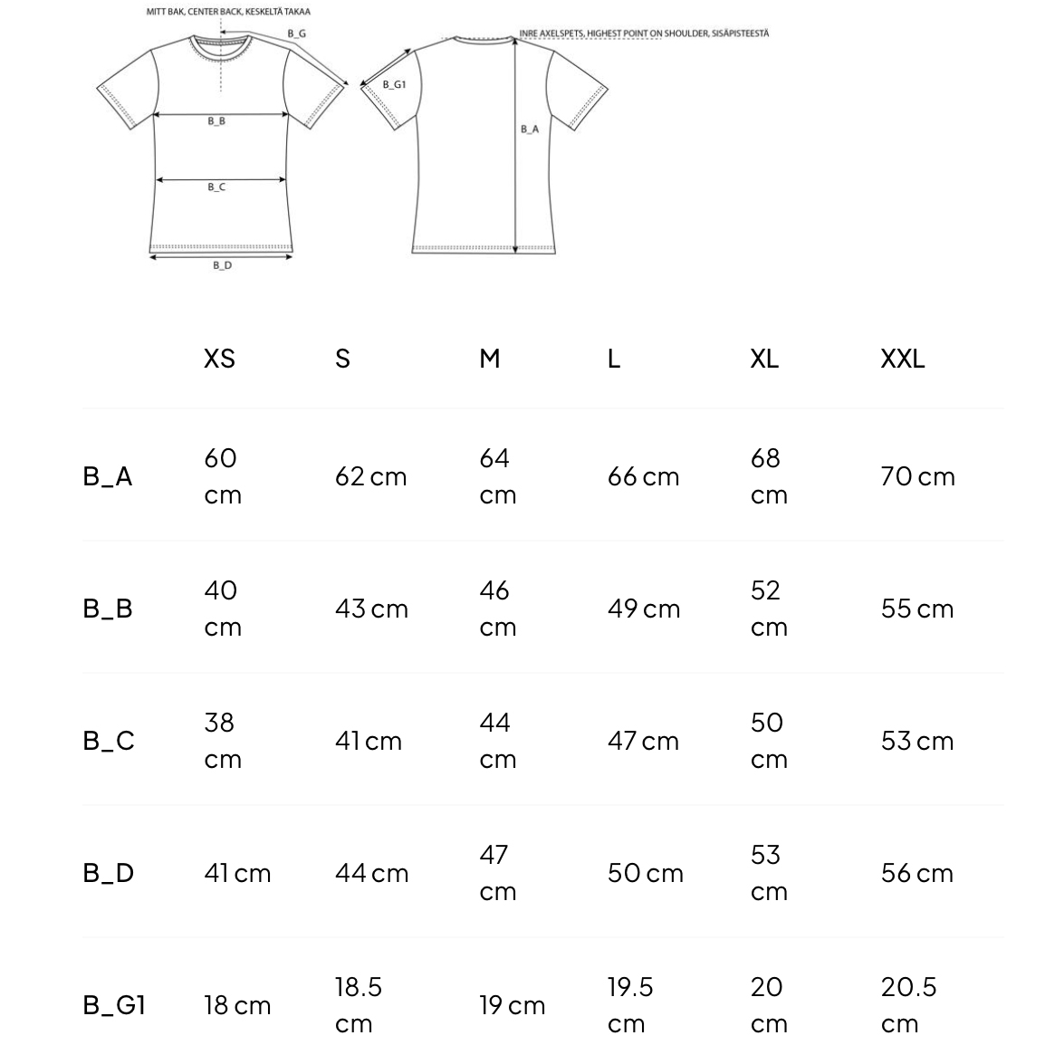 fairtrade t shirt v ring dam storlekar