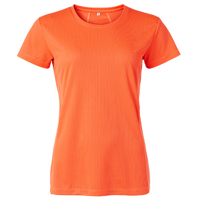 funktions t shirt dam orange fluo