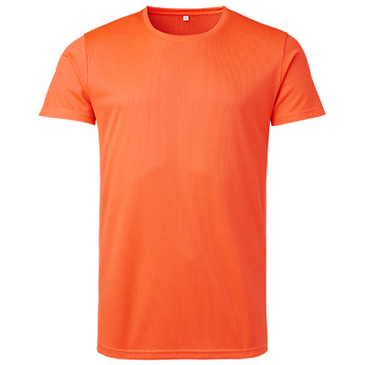 funktions t shirt herr orange fluo