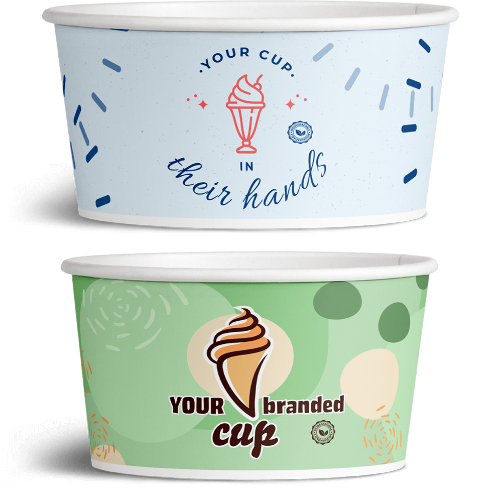 glassbagare 8oz tryck