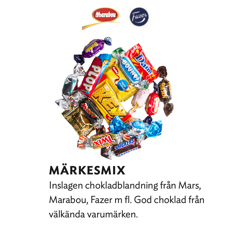 godis markesmix choklad