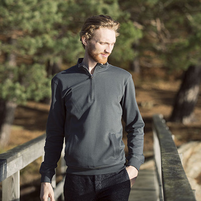 half zip unisex eko