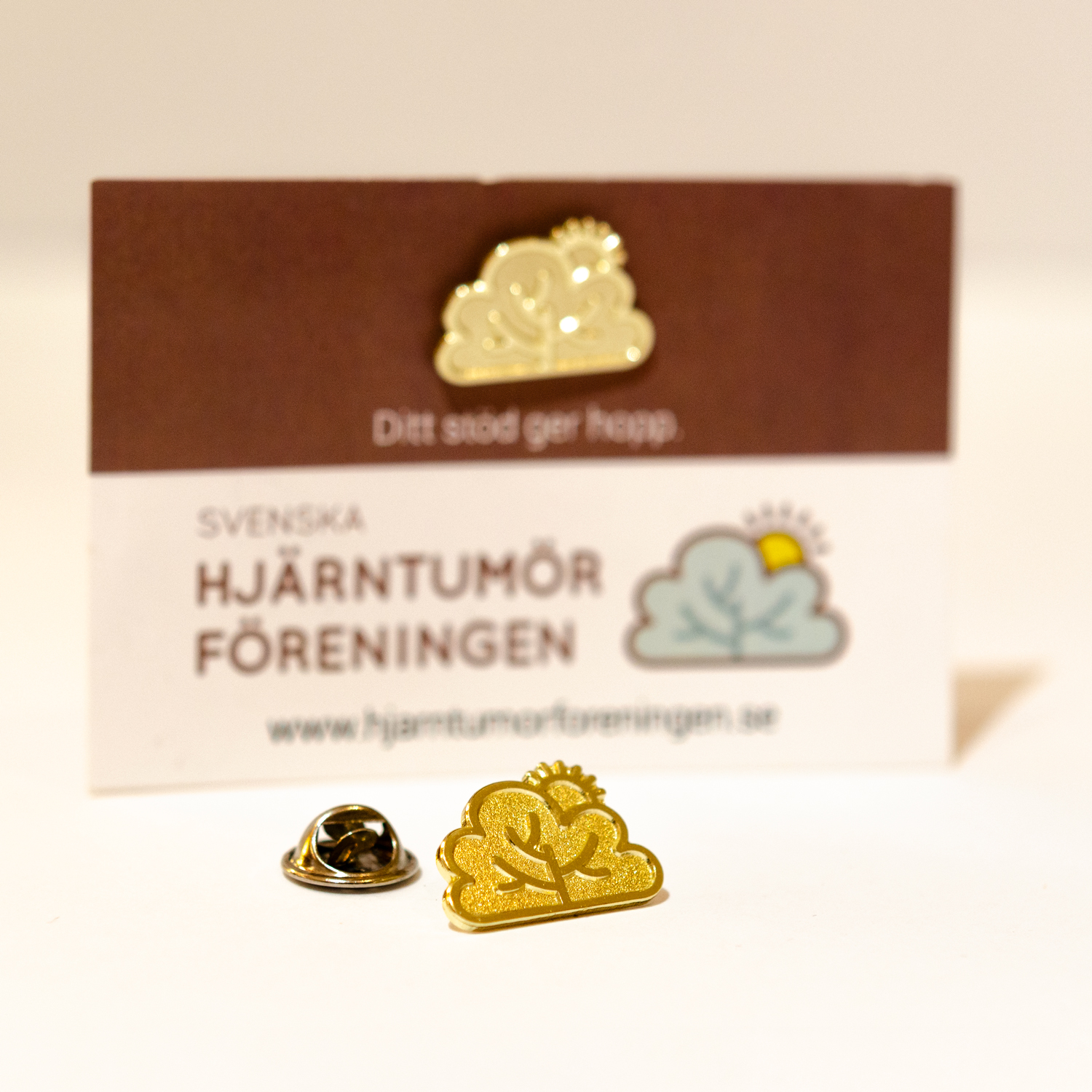 hjarntumorforeningen pin