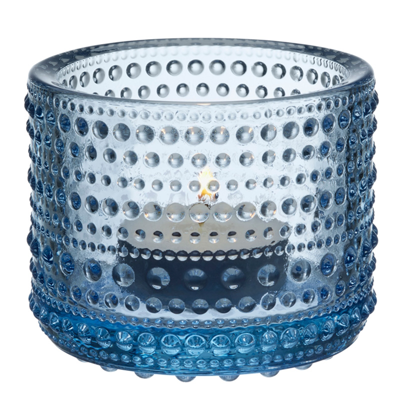 iittala kastehelmi ljuslykta aqua 1