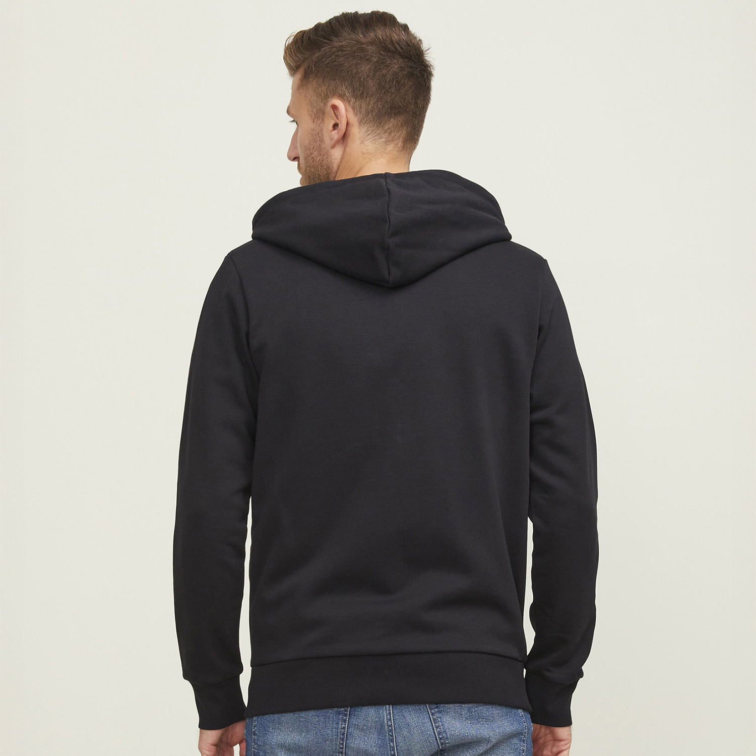 jackjones day zip hood back