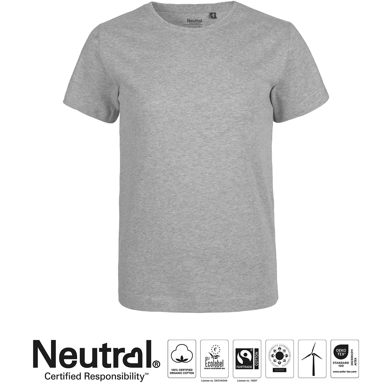 kids t shirt certifikat