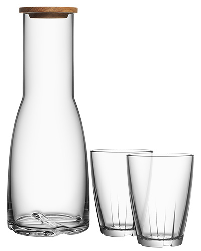 kosta boda bruk karaff med eklock tumbler clear