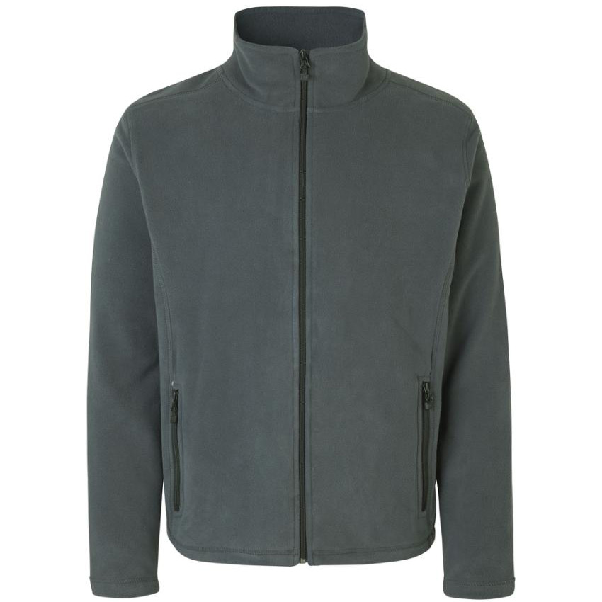 microfleece cardigan gra