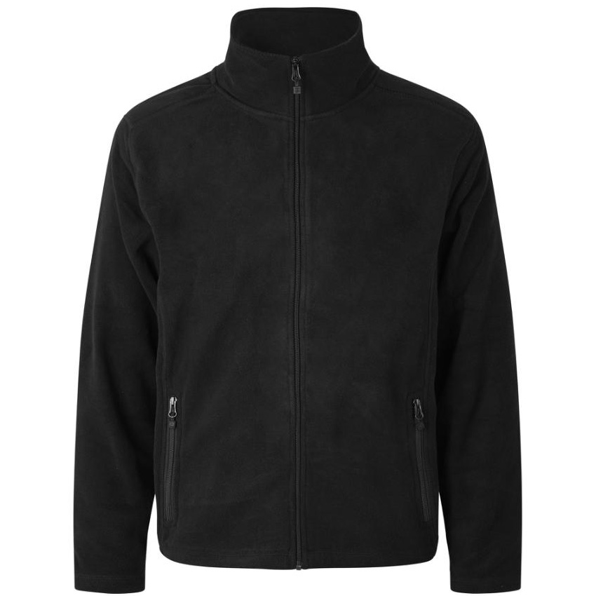 microfleece cardigan svart