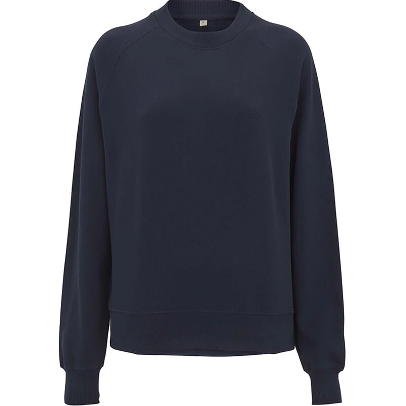 organic cotton sweatshirt dam navy