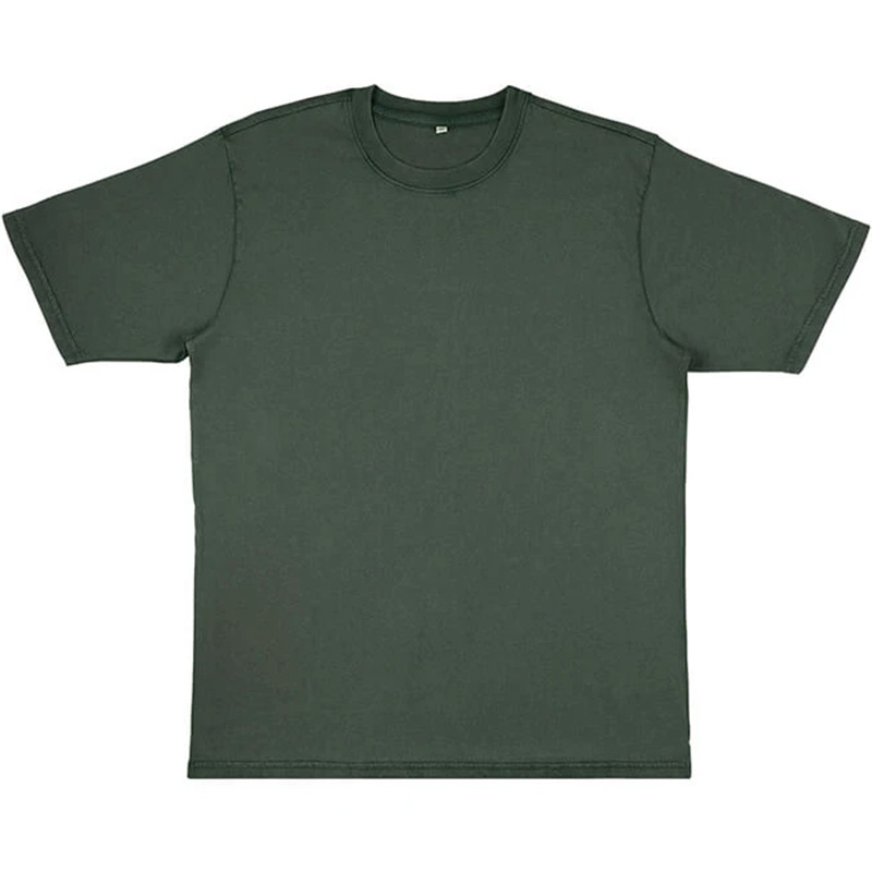 oversize organic t shirt stone wash green