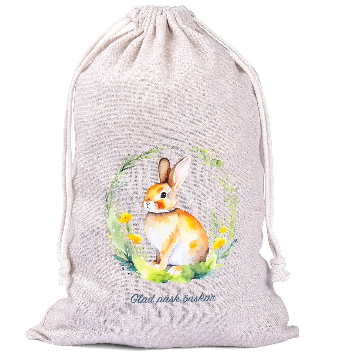 pasksack godis med tryck