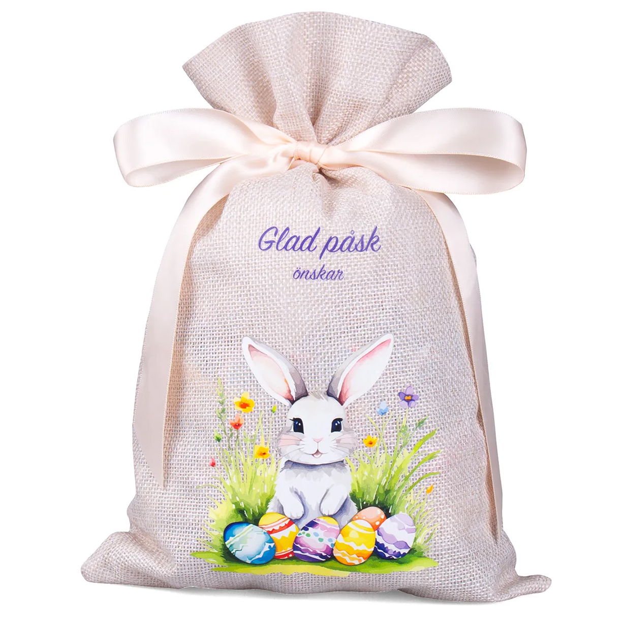 pasksack godis rosett