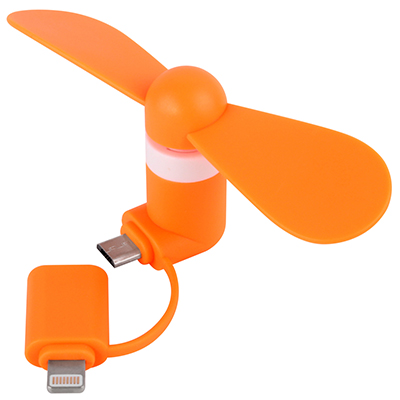 phone fan orange dual
