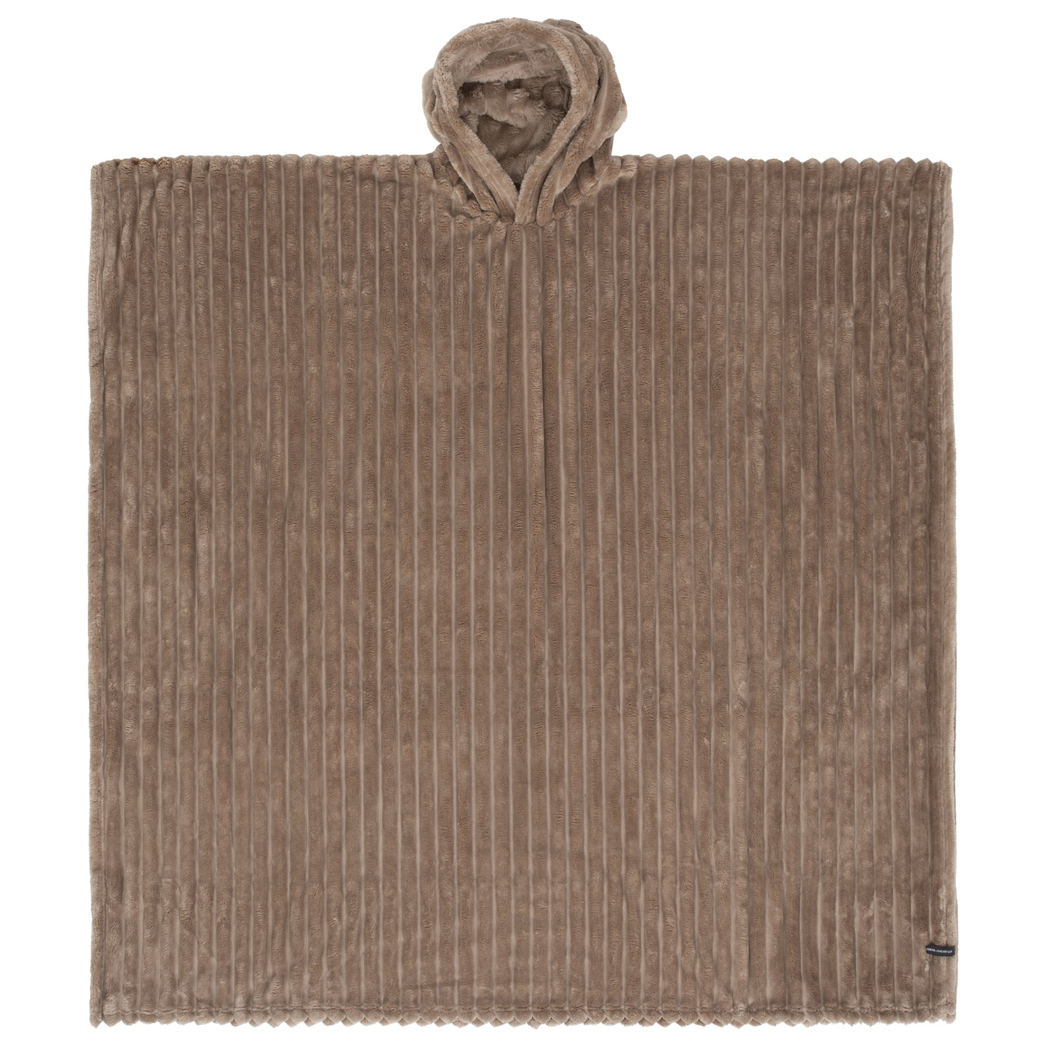 poncho cozy latte