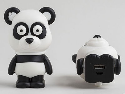 powerbank egen form panda