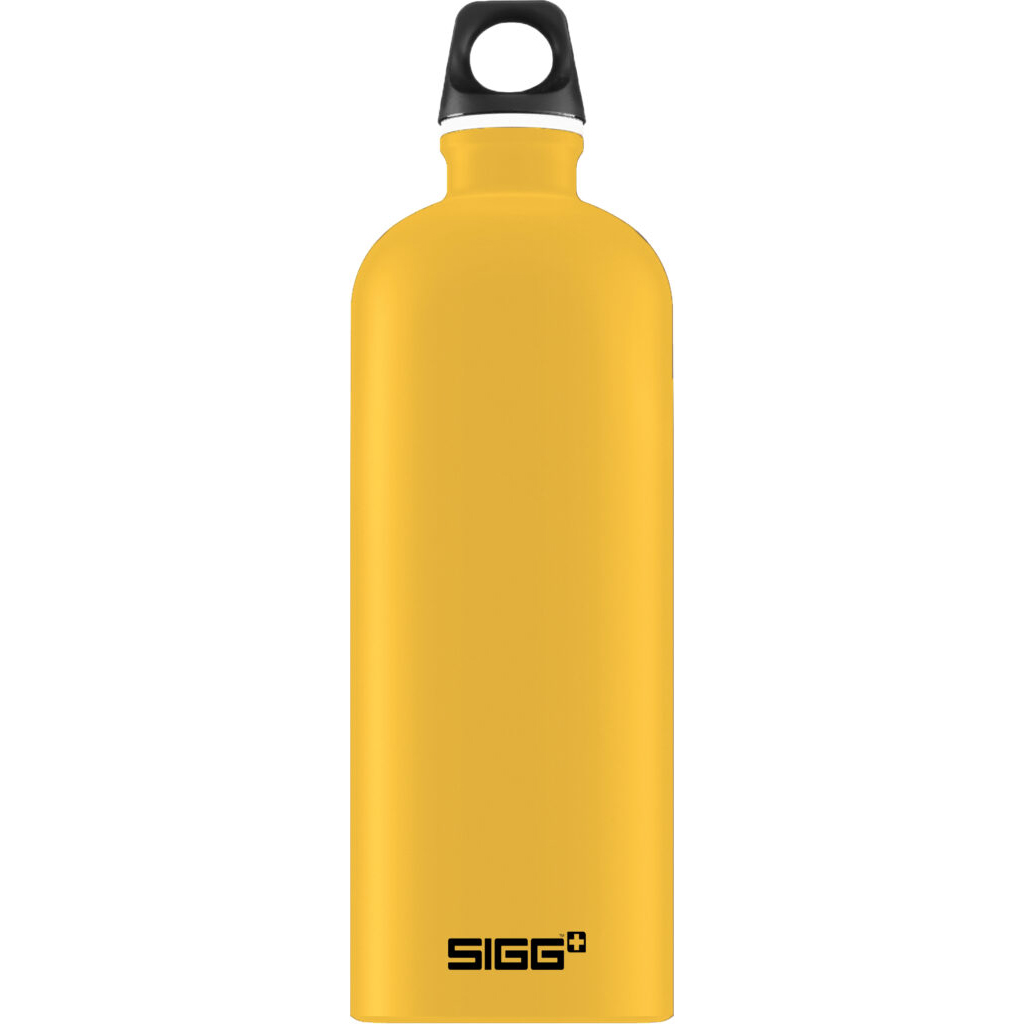 sigg traveller 1 liter senapsgul