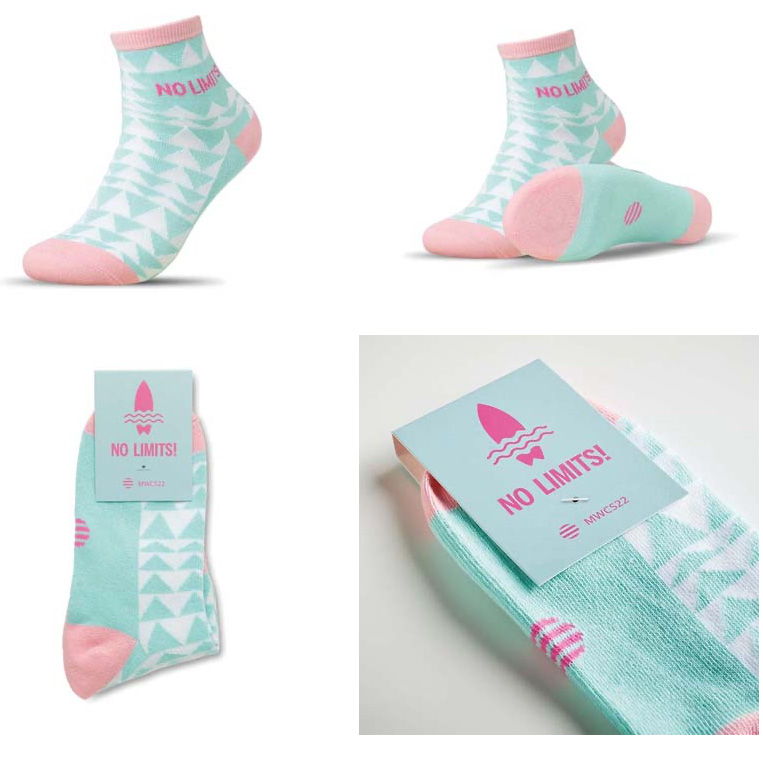 sockor jaquard egen design no limits