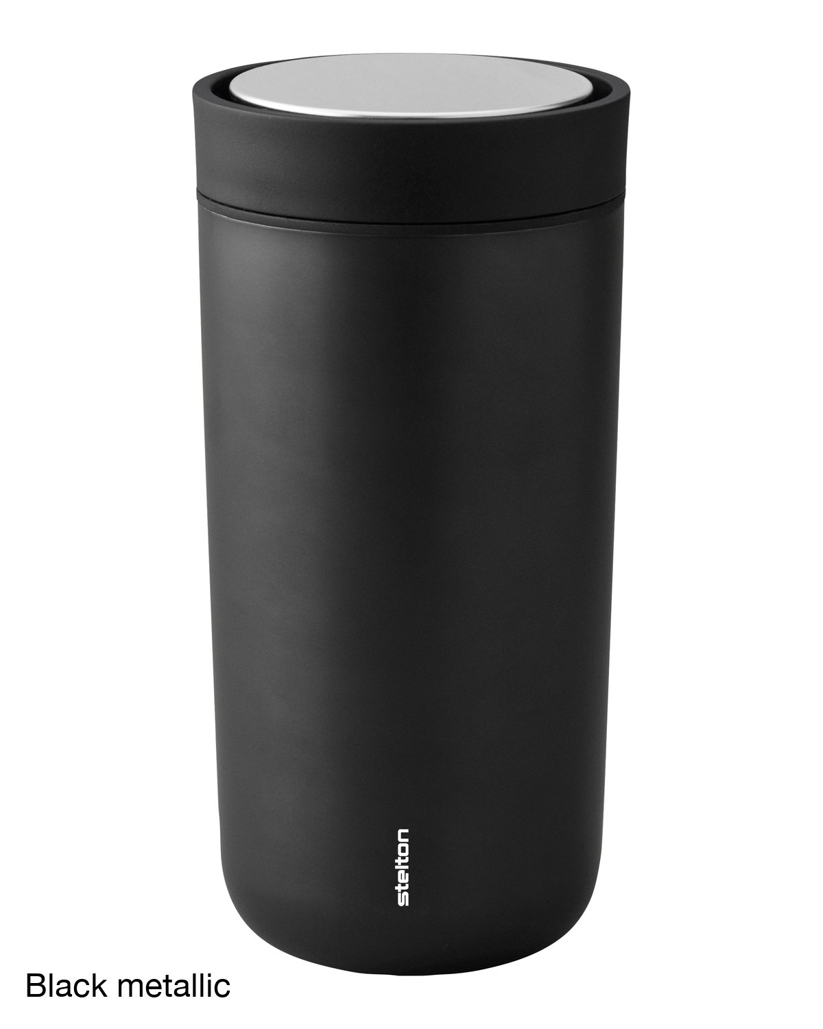 stelton to go click 400ml black metallic
