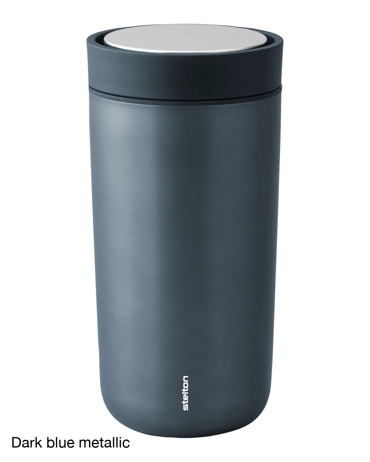stelton to go click 400ml dark blue metallic